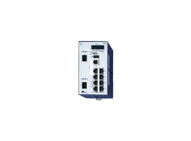 OpenRail RS30 8xTX 2x GIGA (SFP+SFP) -40-70°C 9,6-60VDC Unmanaged